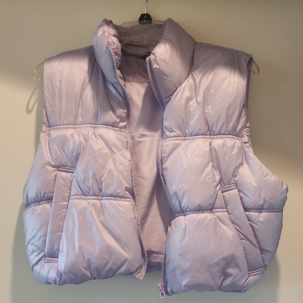 Lavender Puffer Vest